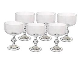 Jogo De 6 Taças Sobremesa Cristal 200ml Sterna/Klaudie Bohemia