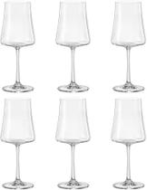 Jogo de 6 Taças Xtra Vinho Branco Cristal 360ml A23,5cm Jogo de 6 Taças Xtra Vinho Branco Cristal 360ml A23,5cm