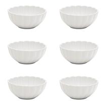 Jogo de 6 Tigelas Sobremesa 12cm Oxford Flora Camélia Jogo de 6 Tigelas Sobremesa 12cm Oxford Flora Camélia