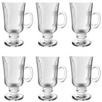 Jogo De 6 Xícaras 220ml Irish Coffee Graffiato Hauskraft Jogo De 6 Xícaras 220ml Irish Coffee Graffiato Hauskraft