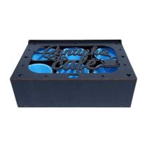 Jogo de 6 xícaras 85 ml Acrílico c/ Caixa MDF Cantinho do Café