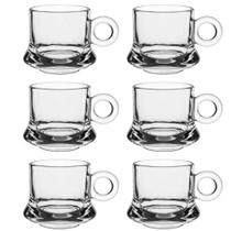 Jogo De 6 Xícaras 85ml Para Café Robusta Lisa Em Casa tem Jogo De 6 Xícaras 85ml Para Café Robusta Lisa Em Casa tem