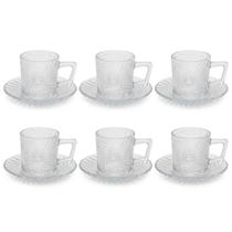 Jogo De 6 Xícaras 85ml Para Café Vidro Ástra Ke Home Jogo De 6 Xícaras 85ml Para Café Vidro Ástra Ke Home