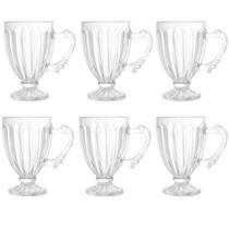 Jogo De 6 Xícaras Cristal Para Café 90ml Imperial Lyor