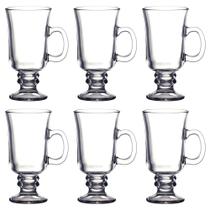 Jogo de 6 Xícaras de Vidro Irish Coffee 250ml - Dynasty Jogo de 6 Xícaras de Vidro Irish Coffee 250ml - Dynasty