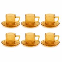 Jogo De 6 Xícaras Para Café 85ml Âmbar Ástras Ke Home Âmbar Liso Jogo De 6 Xícaras Para Café 85ml Âmbar Ástras Ke Home Âmbar Liso