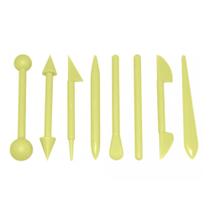 Jogo de 8 Estecas Grande Amarelo para Massas Bluestar