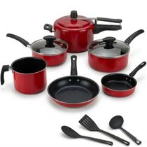Jogo de 9 Panelas Antiaderente Teflon com Panela de pressão Cozinha Completa Jogo de 9 Panelas Antiaderente Teflon com Panela de pressão Cozinha Completa