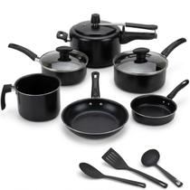 Jogo de 9 Panelas Antiaderente Teflon com Panela de pressão Cozinha Completa Jogo de 9 Panelas Antiaderente Teflon com Panela de pressão Cozinha Completa
