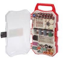 Jogo de Acessórios para Microrretífica 208 Peças Worker 977284 Jogo de Acessórios para Microrretífica 208 Peças Worker 977284