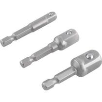 Jogo de adaptadores para soquetes com 3 peças kg. Jogo de adaptadores para soquetes com 3 peças kg.