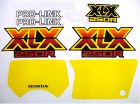 Jogo de Adesivo XLX 250 89 Preta
