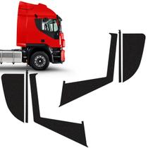 Jogo De Adesivos Iveco Laterais E Portas Preto Completo Jogo De Adesivos Iveco Laterais E Portas Preto Completo