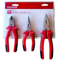 Jogo de Alicate com 3 Peças Gedore