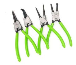 Jogo De Alicate Para Trava Anel 4 Peças Interno E Externo