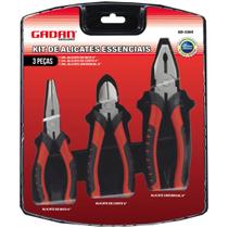 Jogo De Alicate Profissional Universal Corte Bico 3 Peças