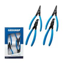Jogo de Alicates para Anéis Internos e Externos - 4 Peças - C8000A-J4 - Gedore