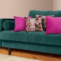 Jogo de Almofada Amazônia Tropical 4 peças Casa Dona Roxo