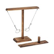 Jogo de Anel de Madeira Artesanal para Adultos - Decoração para Festas e Eventos