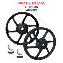 Jogo De Aro Preto Crypton 105 115 Até 2009 fabreck novas par Fabreck FBK nacional