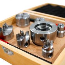 Jogo De Arrastadores Intercambiáveis Para Torno Com Adaptado