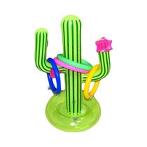 Jogo De Arremesso De Anéis Infláveis Em Forma De Cacto Para Festa De Verão Na Praia, Decoração De