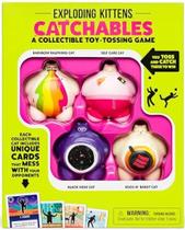 Jogo de arremesso de brinquedos Exploding Kittens Catchables 4 unidades