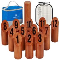 Jogo de arremesso SpeedArmis Wooden com placar e estojo Jogo de arremesso SpeedArmis Wooden com placar e estojo