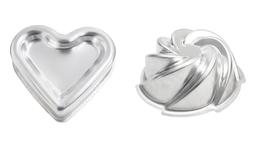 Jogo De Assadeira Coração Ballerine E Forma Vulcão Espiral Alumínio Profissional IF 35