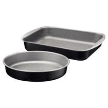 Jogo de Assadeiras Brasil em Alumínio Antiaderente Preto (20099/086) - Tramontina