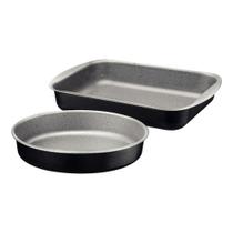 Jogo De Assadeiras Brasil Em Alumínio Com Revestimento Interno E Externo Em Antiaderente