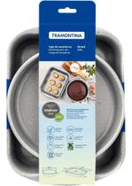 Jogo de Assadeiras em Aluminio com Revestimento Antiaderente, 2 Peças