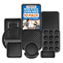 Jogo de Assadeiras Emporio Kitchen Antiaderente Cinza Mármore 10 Peças