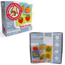 Jogo de Associação E Memória Interativo Tutti-Frutti Frutas Primeiros Passos Cooper Fun