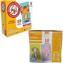 Jogo De Associação Montessori Combine Outra Metade Simetria + Memória Cooper Fun