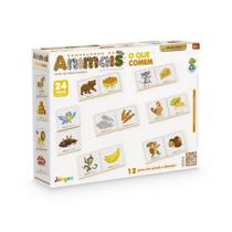 Jogo de Associações - Conhecendo os Animais: O QUE COMEM Jogo de Associações - Conhecendo os Animais: O QUE COMEM