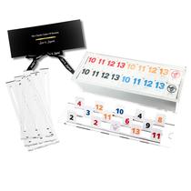 Jogo de Azulejos Rummy Luxe & Legend com Suportes Acrílicos Jogo de Azulejos Rummy Luxe & Legend com Suportes Acrílicos