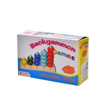 Jogo de Backgammon Educativo em Madeira - Diversão e Aprendizado para Crianças a partir de 3 anos