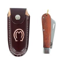 Jogo de Bainha e canivete G Mangalarga SV48045- Marrom Jogo de Bainha e canivete G Mangalarga SV48045- Marrom