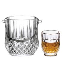 Jogo de Balde para Gelo com 06 Copos Pina 7 pcs Dynasty