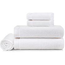 Jogo de Banhão Karsten Imperial Felpudo Unika 5 Peças Branco Jogo de Banhão Karsten Imperial Felpudo Unika 5 Peças Branco