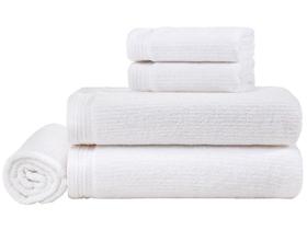 Jogo de Banhão Karsten Imperial Felpudo Unika 5 Peças Branco Jogo de Banhão Karsten Imperial Felpudo Unika 5 Peças Branco