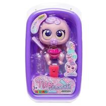 Jogo De Banheiro Distroller Neonate Niu Beibi Flo Roxo 11 Pçs