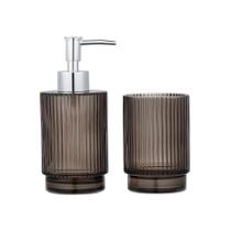 Jogo de Banheiro Fumê 2 Peças - Bras Continental