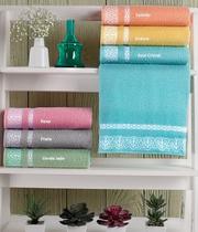 Jogo de Banho 4 Peças 100% Algodão Macia Renda Appel Jogo de Banho 4 Peças 100% Algodão Macia Renda Appel