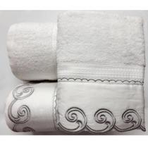 Jogo de Banho 5 Peças Renda Branco Buettener 100% Algodão - Buettner