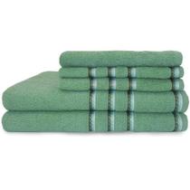 Jogo De Banho Appel Classic Verde Eucalipto 5 Peças