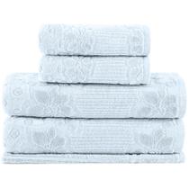 Jogo de Banho Buddemeyer Lollipop Veludo Azul Jogo de Banho Buddemeyer Lollipop Veludo Azul