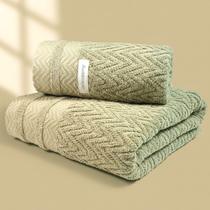 Jogo De Banho Buddemeyer Soul Extra Soft 2 Peças 100% Algodão Alta absorção Macia Grande Cor:Kaki 1747