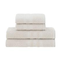 Jogo de Banho Buddemeyer Vanilla Extra Soft 4 Peças - 100% Algodão